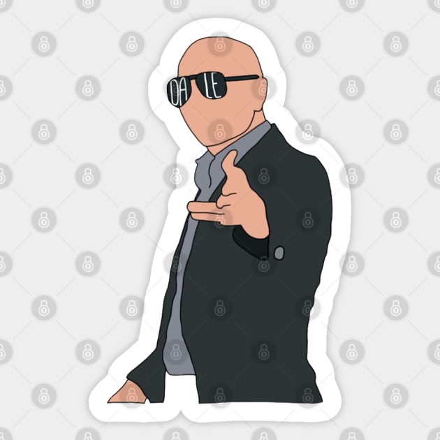Dale Pitbull Sticker by Biscuit25